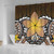 Hawaii Shower Curtain Hawaii Plumeria Polynesian Traditional Patterns Vintage Version