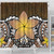 Hawaii Shower Curtain Hawaii Plumeria Polynesian Traditional Patterns Vintage Version