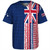 Hawaii Baseball Shirt Aloha Flag With Flower Lie Beautiful