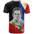 Philippines Filipinos T-Shirt Ninoy Aquino With Tropical Flowers