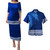 Hawaii Combo Puletasi And Shirt Polynesian Fabric Leaves