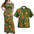 Samoa Polynesian Pattern Combo Dress And Shirt Tropical Summer