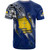 Tokelau T-Shirt Custom Tokelauan Blood Inside Me Polynesian Sleeve Tattoo Tropical Blue