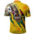 Vanuatu Polo Shirt Custom Vanuatuan‎ Blood Inside Me Polynesian Sleeve Tattoo Tropical Yellow