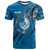 Yap State T-Shirt Custom Yapese Blood Inside Me Polynesian Sleeve Tattoo Tropical Blue