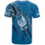 Yap State T-Shirt Custom Yapese Blood Inside Me Polynesian Sleeve Tattoo Tropical Blue