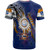 Marshall Islands T-Shirt Custom Marshallese Blood Inside Me Polynesian Sleeve Tattoo Tropical Blue
