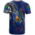 Pohnpei State T-Shirt Custom Pohnpeian Blood Inside Me Polynesian Sleeve Tattoo Tropical Blue