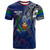 Pohnpei State T-Shirt Custom Pohnpeian Blood Inside Me Polynesian Sleeve Tattoo Tropical Blue