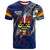 Marquesas Islands T-Shirt Custom Marquesan Blood Inside Me Polynesian Sleeve Tattoo Tropical Blue