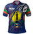 New Caledonia Polo Shirt Custom New Caledonian Blood Inside Me Polynesian Sleeve Tattoo Tropical Blue