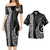 Tokelau Combo Short Sleeve Dress And Shirt Kakau Style White