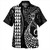Guam Combo Short Sleeve Dress And Shirt Kakau Style White