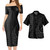 Tokelau Combo Short Sleeve Dress And Shirt Kakau Style Grey
