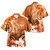 Marshall Islands Custom Personalised Hawaiian Shirt Polynesian Floral Spirit Orange