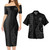 Hawaii Combo Short Sleeve Dress And Shirt Kanaka Kakau Style Grey
