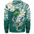 Hawaii Sweatshirt Polynesian Honu With Plumeria Tropical Ocean Wave