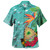 Guam Combo Short Sleeve Dress And Shirt Guam Latte Stones Hibiscus