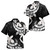 Chuuk State Combo Puletasi And Shirt Polynesian Patterns Plumeria Flowers Special Style