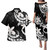 Kosrae Combo Puletasi And Shirt Polynesian Patterns Plumeria Flowers Special Style