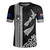 New Zealand Rugby Jersey Custom NZ Rugby Silver Fern And Map Maori Tribal Black Jersey