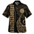 Palau Combo Puletasi And Shirt Kakau Style Gold