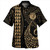 Yap State Combo Puletasi And Shirt Kakau Style Gold Yap State Combo Puletasi And Shirt Kakau Style Gold