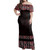 HawaiiCombo Off Shoulder Long Dress And Shirt Kanaka And Map Polynesia Tattoo