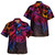 New Caledonia Combo Off Shoulder Long Dress And Shirt Rainbow Style
