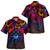 Philippines Filipinos Combo Off Shoulder Long Dress And Shirt Rainbow Style