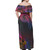 Chuuk State Combo Off Shoulder Long Dress And Shirt Rainbow Style