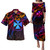 Wallis And Futuna Combo Puletasi And Shirt Rainbow Style