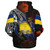 Tokelau Sherpa Hoodie Custom Tokelauan Blood Inside Me Polynesian Sleeve Tattoo Tropical Black