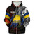 Tokelau Sherpa Hoodie Custom Tokelauan Blood Inside Me Polynesian Sleeve Tattoo Tropical Black