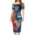 Vanuatu Combo Short Sleeve Dress And Shirt  Flower And Turtle