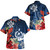 Vanuatu Combo Short Sleeve Dress And Shirt  Flower And Turtle