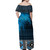 Fiji Combo Dress And Shirt Coat Of Arms Bula Special Fabric Leaves