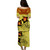 Hawaii Combo Puletasi And Shirt Polynesian Tribal Patterns Hibiscus Flowers Yellow Color