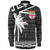 Fiji Long Sleeve Shirt Flag With Coconut Black Style