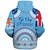 Fiji Sherpa Hoodie Happy Fiji Day Bula Pattern