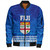 Fiji Bomber Jacket Happy Fiji Day Celebration Tropical Leaf