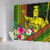 Hawaii Shower Curtain King Kamekameha Kanaka Maoli Polynesian Pattern