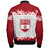French Polynesia Bomber Jacket Seal With Plumeria Flowers Polynesia Patterns