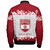 French Polynesia Bomber Jacket Seal With Plumeria Flowers Polynesia Patterns