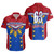Philippines Filipinos Short Sleeve Shirt Half-Up Style Flag