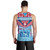 Fiji Tank Top Happy Fiji independence Day Ethnic Masi Tribal Design