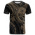American Samoa Custom Personalised T-shirt - Gold Turtle 1