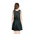 Samoa Girls Sleeveless Sundress Kakau Style Turquoise