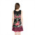 Hawaii Girls Sleeveless Sundress Pattern Tropical Black And Pink