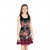 Hawaii Girls Sleeveless Sundress Pattern Tropical Black And Pink